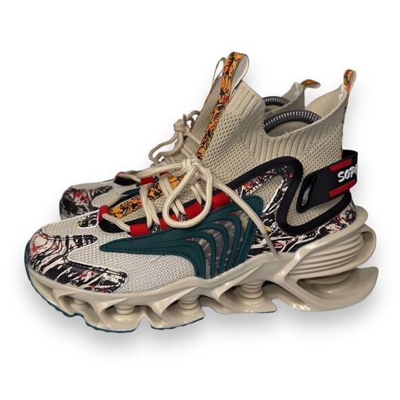 Navarox Dogfish Blade Gen-Z Shock Sneakers Multicolor Men's 6 Women's 8.5 - Picture 2 of 9